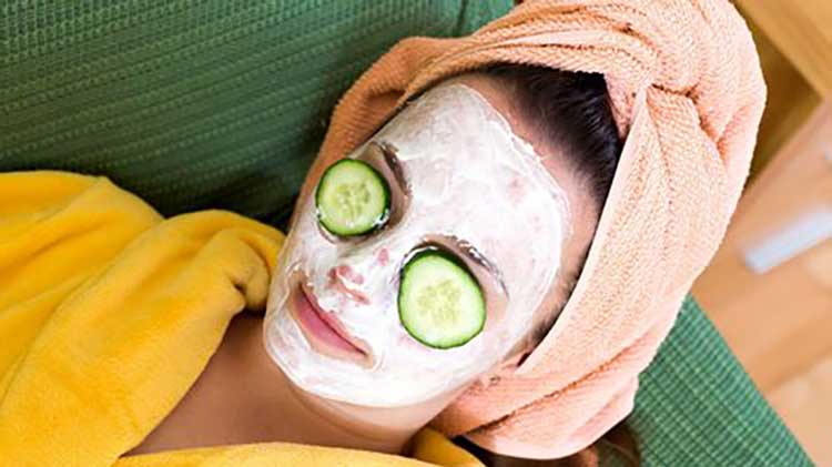 ماسک خیار و ماست