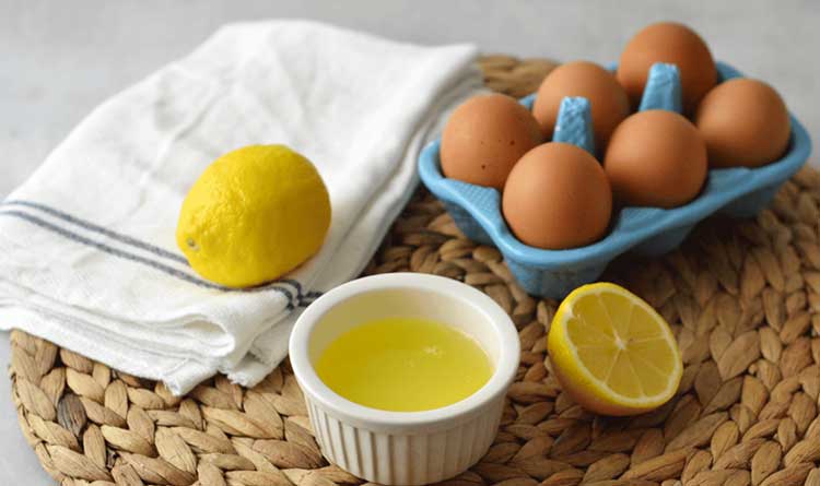 ماسک سفیده تخم‌مرغ و لیمو