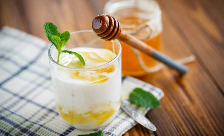 ماسک عسل و ماست