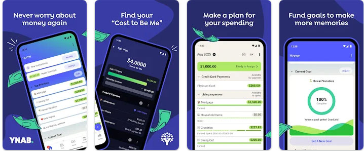 اپلیکیشن YNAB وای نَب