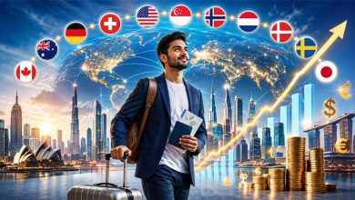 درآمد ۱۱ پردرآمدترین کشور برای مهاجرت (بالاترین پیشرفت و دستمزد)